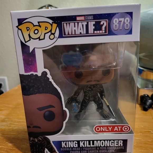 Marvel What if…? King Killmonger Target Exclusive Funko Pop - Picture 1 of 6